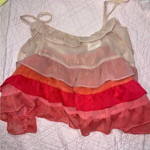 ruffle tank